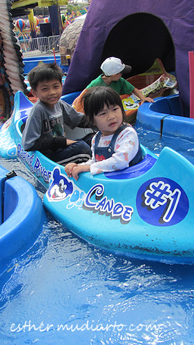 canoe ride small for kids at Del Mar Fair 2012