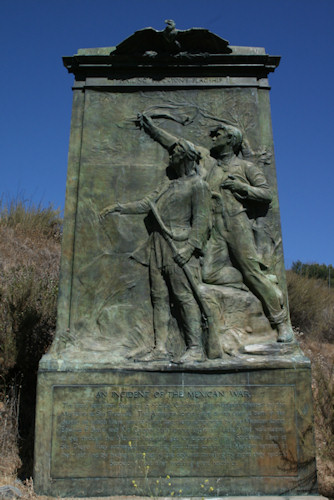 san pasqual historic park monument at trailhead