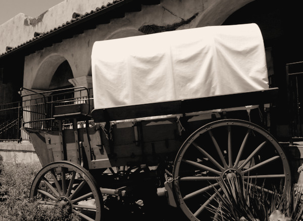 wagon at mormon battalion San Diego